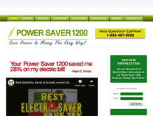 Tablet Screenshot of powersaver1200.net